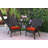 Batchelder 4 - Person Wicker Patio Dining Set with Round Table-32641109-32641115