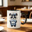 Panda Police Ceramic Mug - Perfect for Coffee & Tea, Ideal Gift for Men & Women on Birthdays, Mother's Day, Father's Day, Christmas.
