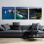 Art épique «Panorama Etretat» d'Istvan Nagy, Acrylique «Panorama Etretat» d'Istvan Nagy-101612059