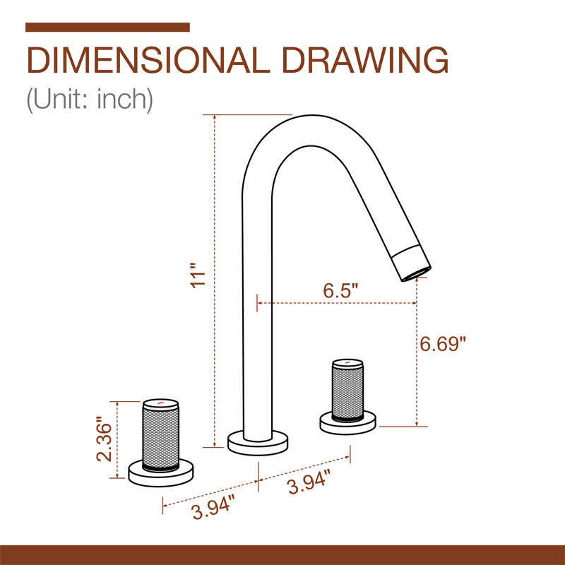 2-handle Bathroom Faucet, Brushed Nickel