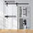 Height Chevron Manufactured Panelled Wood Barn Door with Installation Hardware-92281225