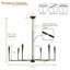6 - Light Dimmable Classic / Traditional Chandelier-1209939986