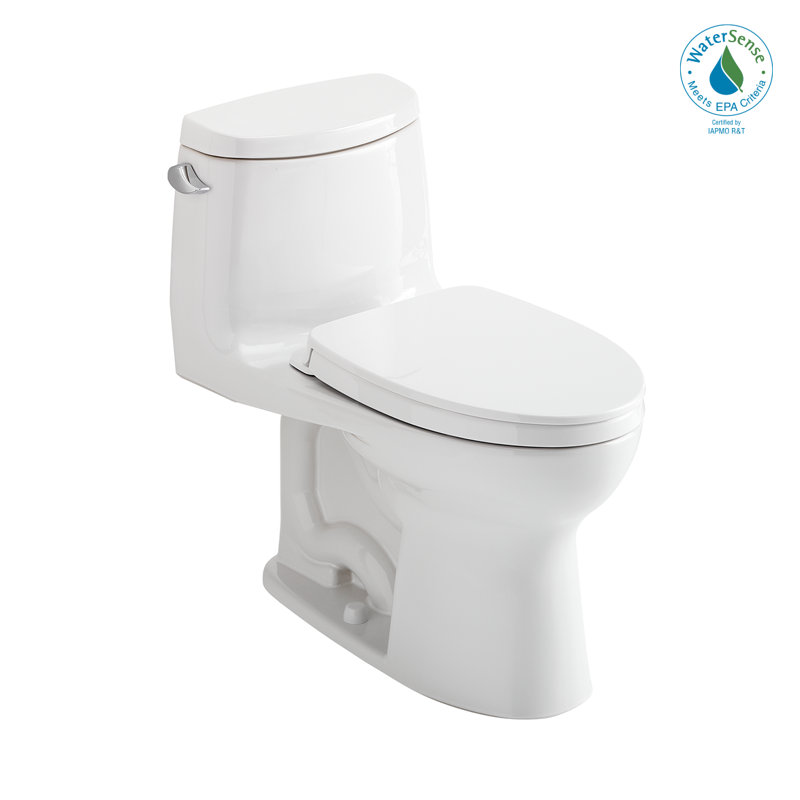 1.28 GPF (Water Efficient) Elongated One-Piece Toilet with High Efficiency Flush (Seat Included), White