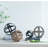 Montreal Decorative Ball Set of 3 6"Dia. Black