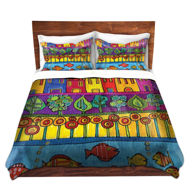  Housses de couette en microfibre Dora Ficher, Simple