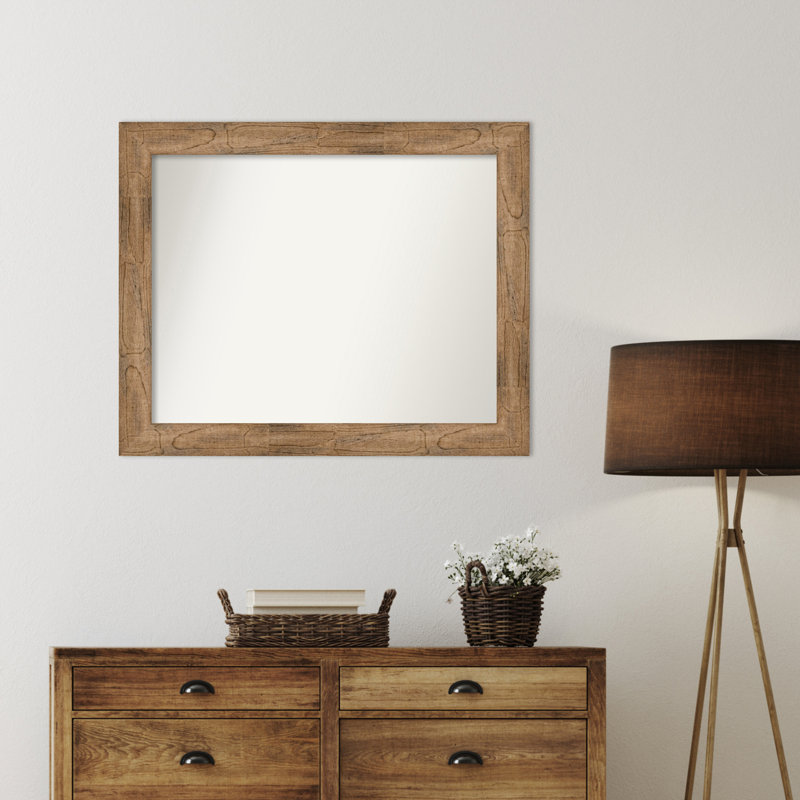Timmy Solid Wood Wall Mirror, 30.5" x 37.5", Rectangle