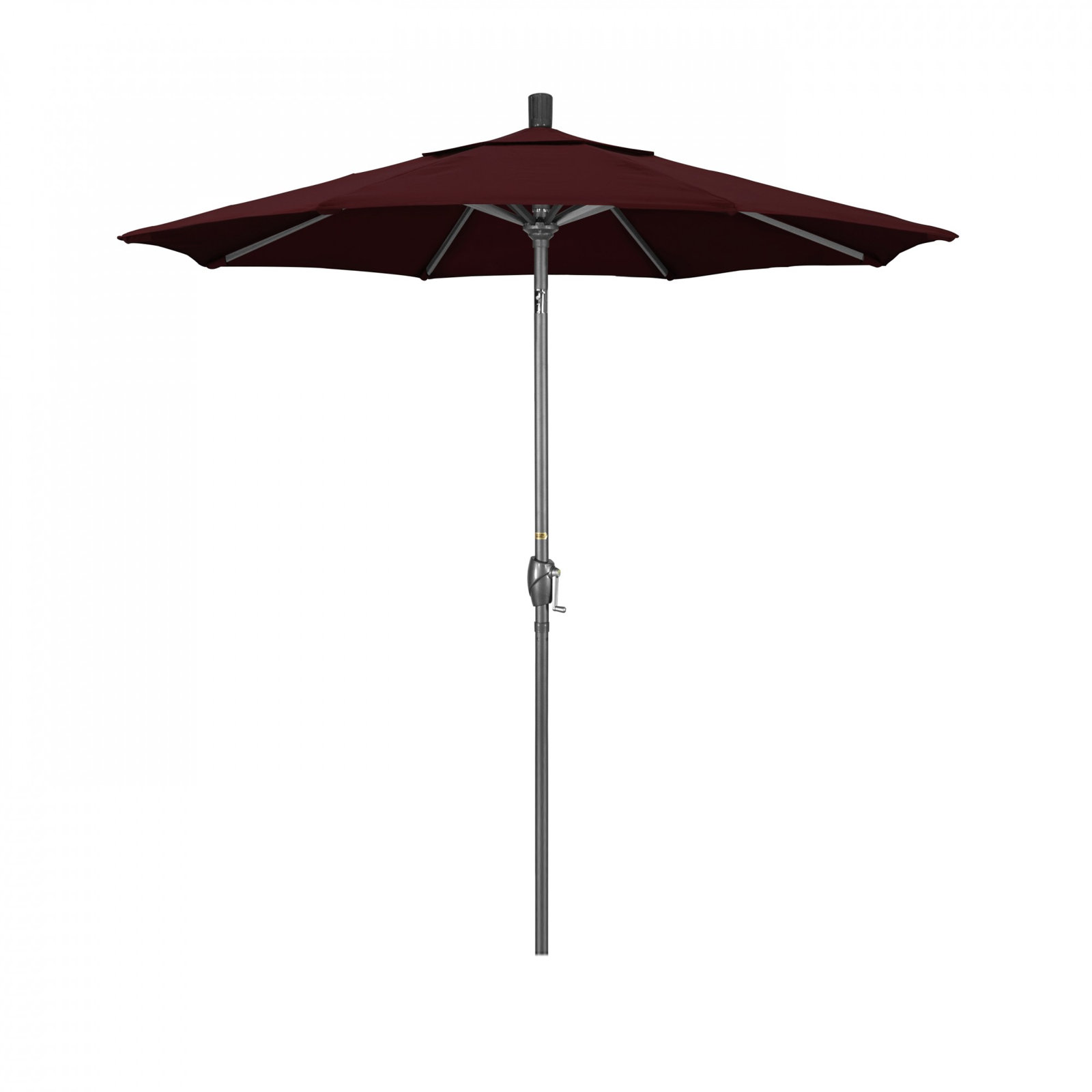 Pacific Trail Series 90'' Outdoor Umbrella, Burgundy Performance Canvas