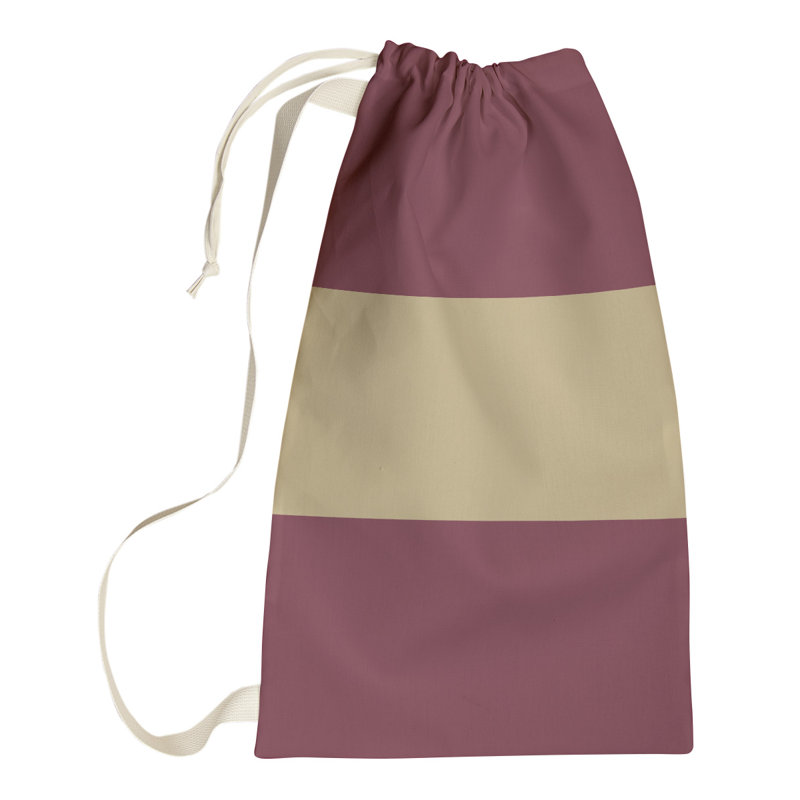 Nashville Fabric Laundry Bag with Handles, Small (29" H x 18" W x 1.5" D), Nashville Garnet/Gold/Garnet