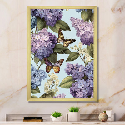 «Lilac mauve», impression sur toile encadrée