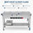 Commercial 5-Pan Steam Table Food Warmer with 2 Soup Pots, 1800W Electric Buffet Warmer with Stainless Steel Construction, Sneeze Guard, Wheels & Undershelf for Catering, Restaurants & Hotels