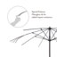 Parasol de marché 7 pi 6 po-59162808