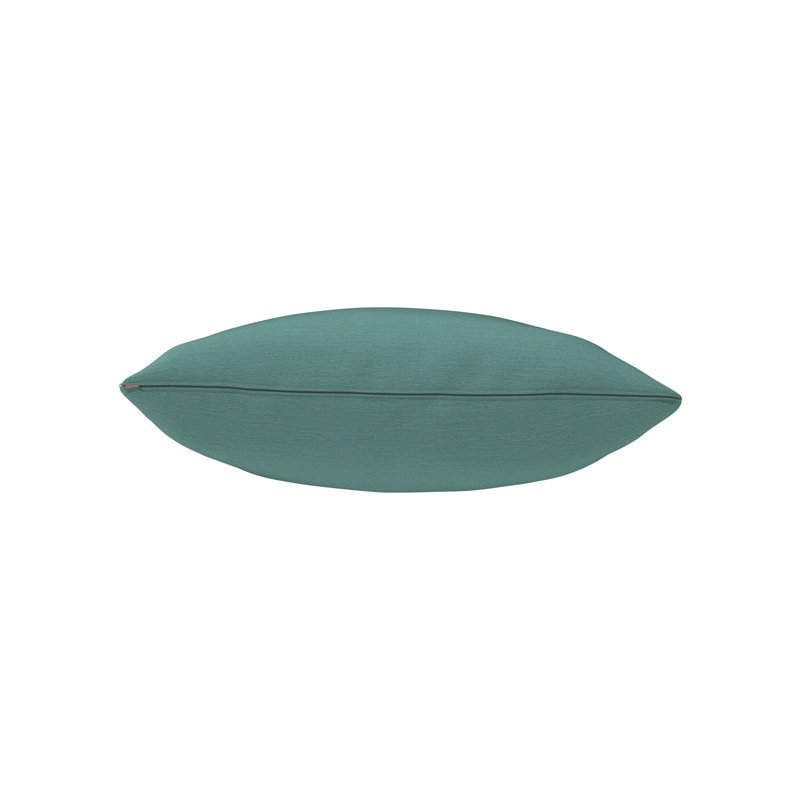 Coussin décoratif intérieur / extérieur Gabi, Carré 16 po, Tissage uni Sunbrella® brise coulée