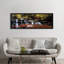 «Panoramic Waterfall in a Forest», reproduction de photo sur toile tendue-482886781-404179326