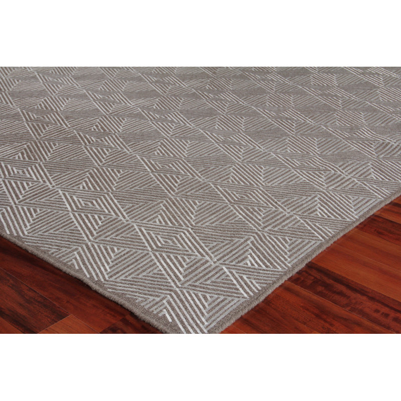 Pavilion Geometric Area Rug in Gray, Rectangle 12' x 15'