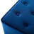 BirdRock Home Square Tufted Velvet Ottoman Foot Rest, Navy-165207111