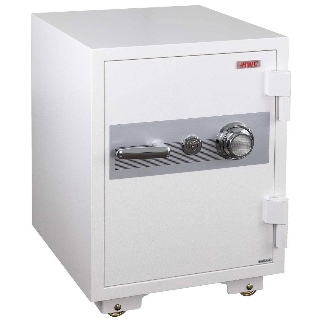 Tresor MCW-L48, feuerfest (60min) Safe Geldschrank Doppelbolzenverriegelung, 84kg Metall 68x48x47cm 48L