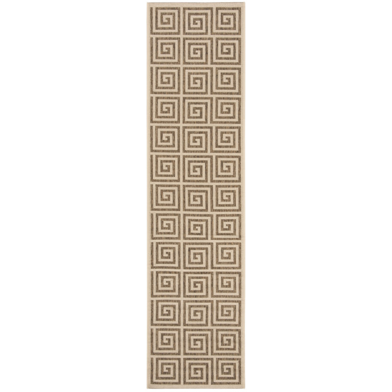 Carovella Performance Geometric Indoor/Outdoor Area Rug, Runner 2'2" x 12'