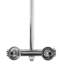 Rain and Massage/Jet Rain Shower Head with Adjustable Water Flow and Slide Bar-1259938432