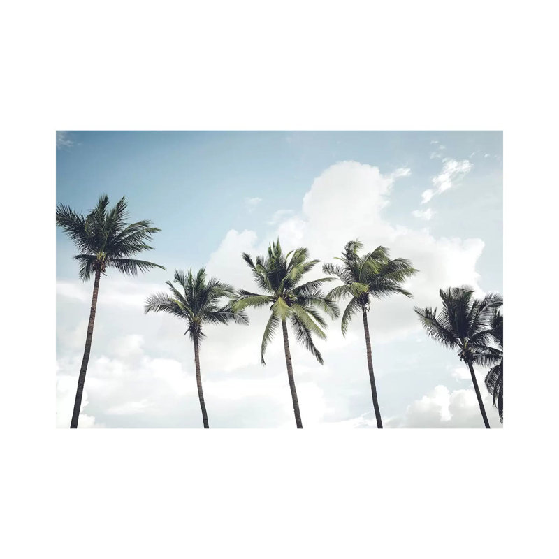 Blowing Palms 1 Piece Wrapped Canvas Wall Art, 152.5 cm H x 101.5 cm W