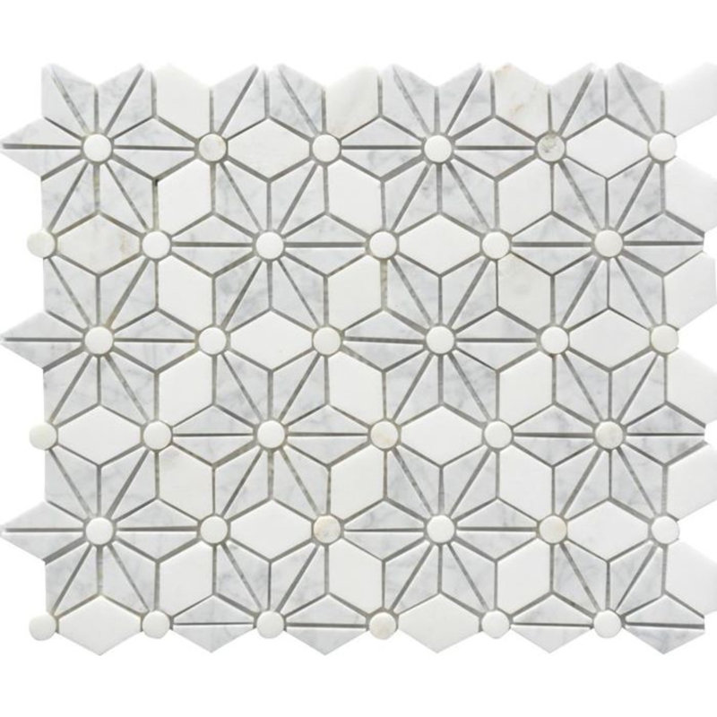 Carrelage mosaïque en marbre