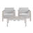 Magers Outdoor Grey 3pc Set-62777224-62777225