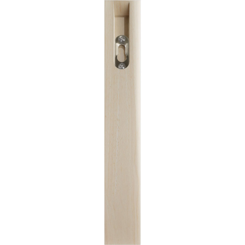 Support rempart H 8 1/2 po x l 1 1/2 po x P 6 po, Hévéa