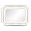 Miroir festonné Ethan - blanc-1006941449