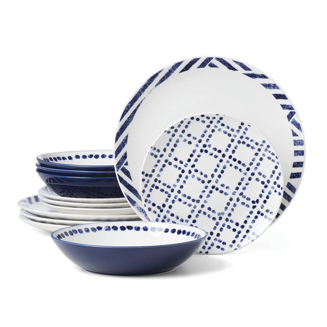 Harbour 12 Piece Dinnerware Set Oneida