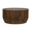 TABLE DE CAFÉ EN CAOUTCHOUC NOYER