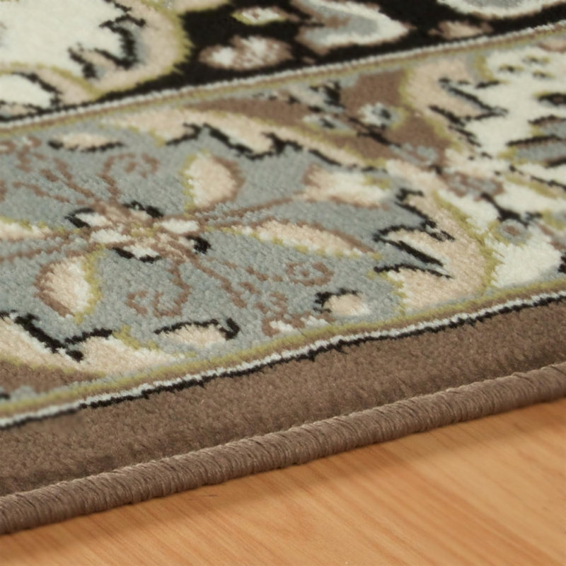 Paloma Rectangular Floral Wool and Synthetic Area Rug