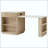82.6" Fluted Kitchen Island with Extendable Dining Table (Seats 4-6) – Natural-129895294