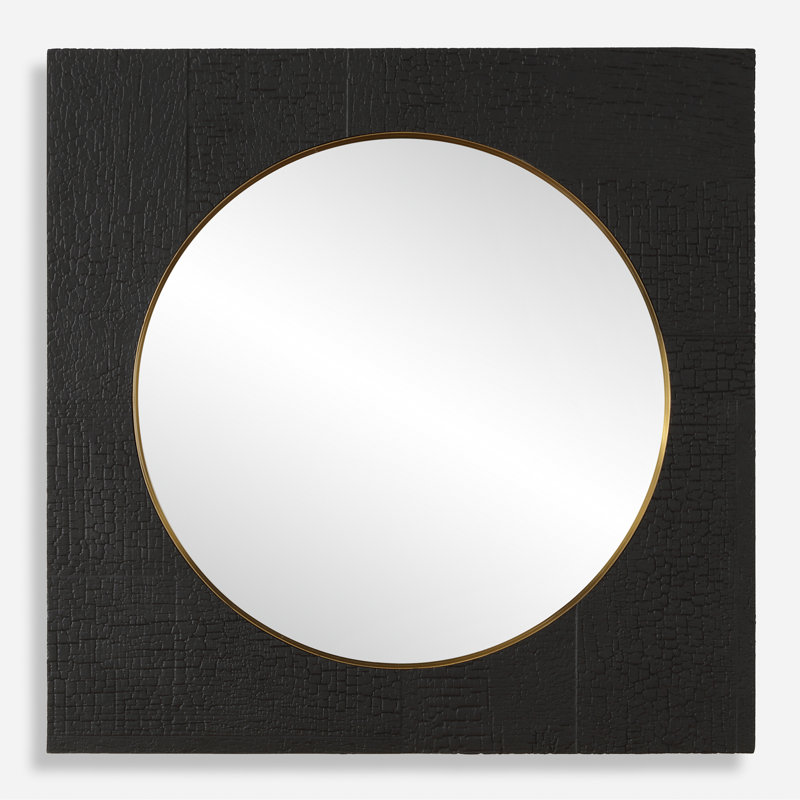 Olger Black Square Mirror