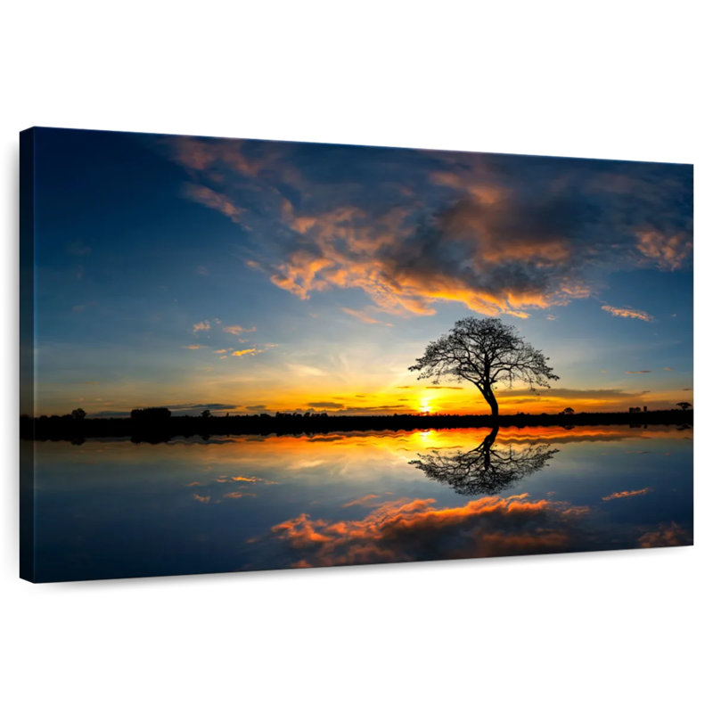 Alvord, coucher de soleil africain, H 20 po x l 30 po