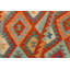 Tapis rouille / bleu en laine noué à la main 2 pi 9 po x 3 pi 4 po Cedorah Southwestern