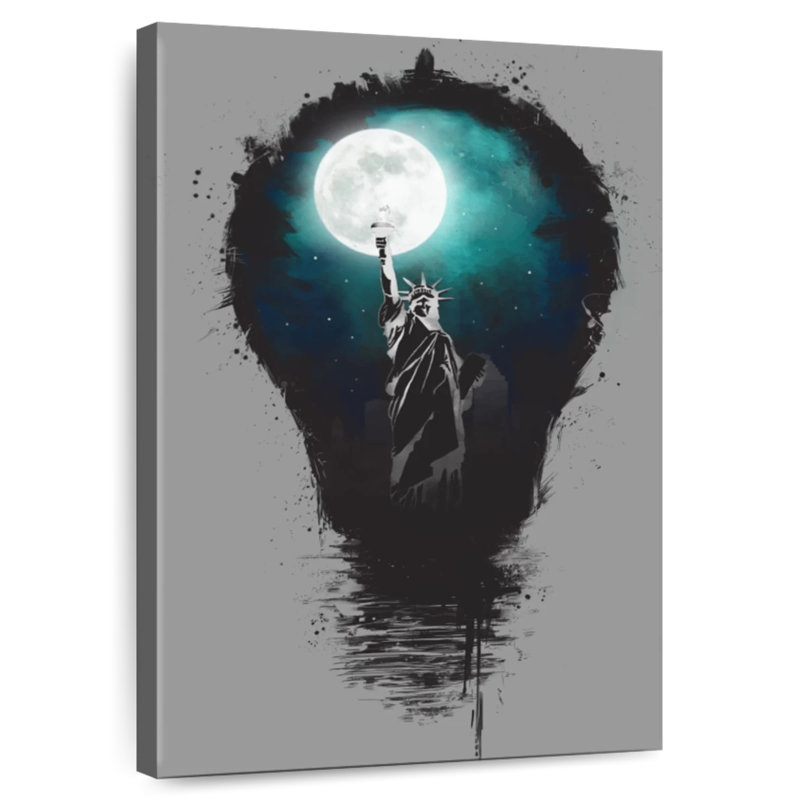 Aime Big City Lights I, 12" H x 8" W