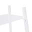 Acrylic Ladder Bookshelf 3 Tier Clear Multipurpose Book Shelf For Living Room, Bathroom, Office