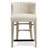 Judye Upholstered Counter Stool with Solid Wood Frame