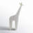 Elegant White Resin 16-inch Andora Giraffe Statuary Perfect for Inspire Home Elegance