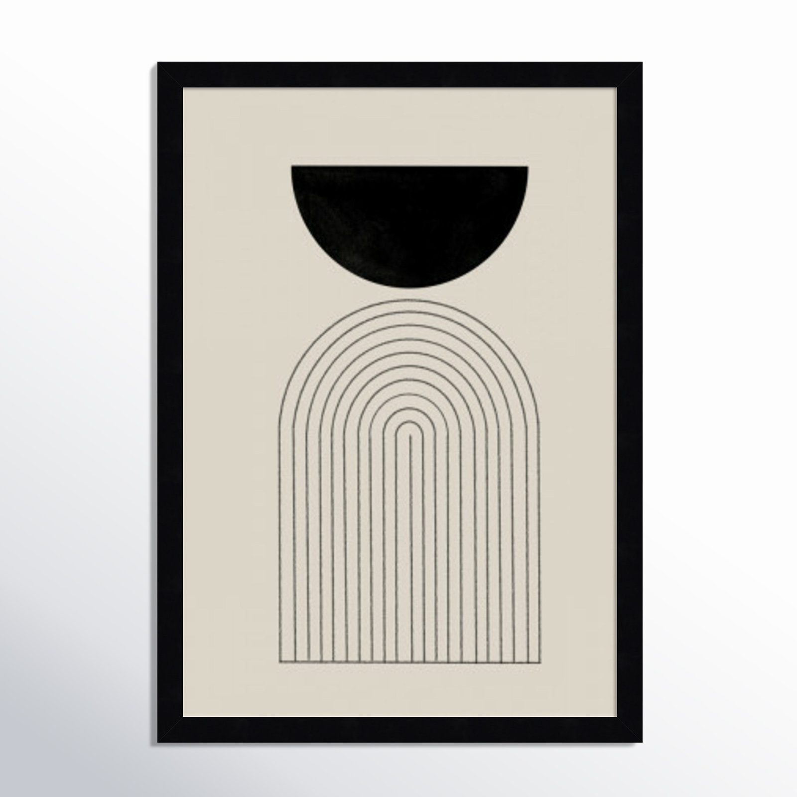 BaB No 1 by The MIUUS STUDIO, Black, 21" H x 15" W x 1" D