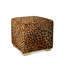 Cube Ottoman - Safari Spot - Velvet-161291439