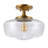 Tatem Glass Semi Flush Mount-508302456