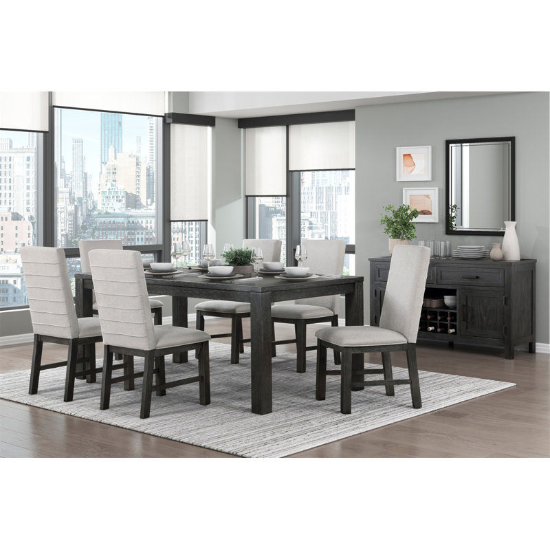 Table de salle à manger 7 pièces, 7 pièces : table, 6 chaises