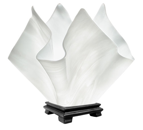 Lampe torchère noire 11,25 po Dale, Nuage blanc