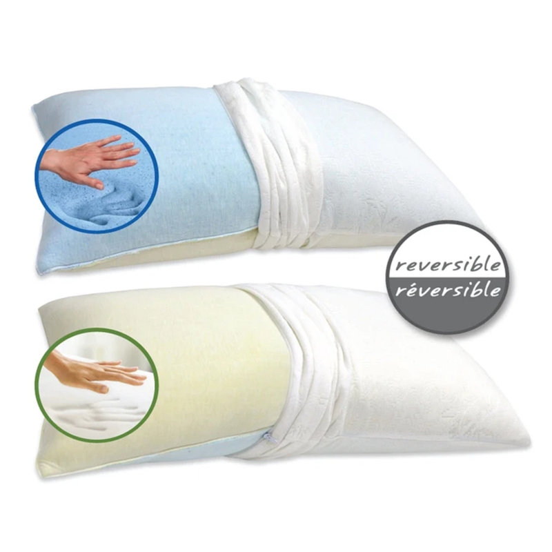 Sensor Pedic Gel Memory Foam Medium Support Pillow