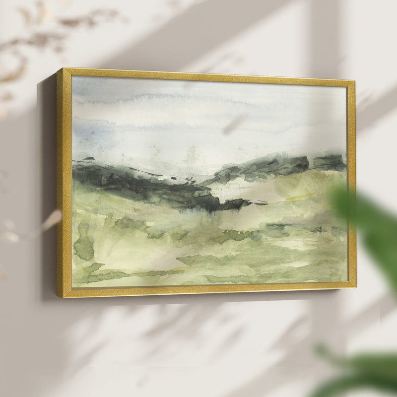 Hill Scramble II - Reproduction encadrée - Restickable, H 11 po x l 14 po