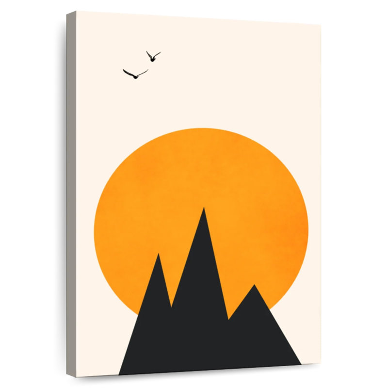 Avery minimaliste Les Alpes, H 36 po x l 24 po