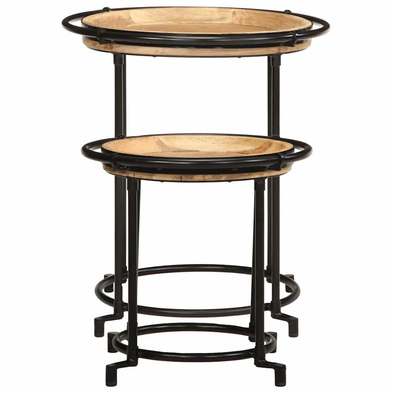 Side Table Set, Natural