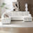 Oversized Modular Storage Sectional Sofa Couch for Living Room with Convertible Sleeper