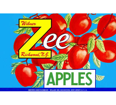 « tempaper apples », affiche rétro