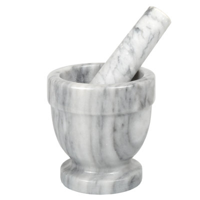 Marble Mortar And Pestle Set